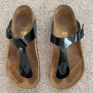 Patent Leather Gizeh Birkenstock 38